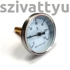 Kép 1/2 - Bimetál hőmérő 0 +120˚C-os, 10cm-es, védőcsővel