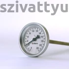 Kép 1/2 - Bimetál hőmérő 0 +220˚C-os, 6cm-es, menet nélkül