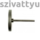 Kép 3/4 - Saválló bimetál hőmérő, 0 +120˚C, L60mm, védőcsővel