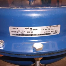 Spirax Sarco PN9320E tip. pneumatikus működtető egység
