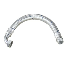 Flexibilis tömlő 1" KB könyök 60cm-es