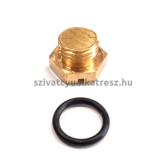 Feltöltőcsavar, 1/4"-os, réz