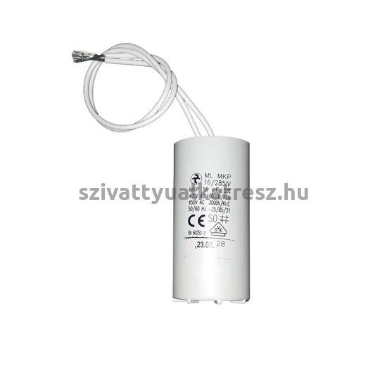 Kondenzátor 16µF-os vezetékes