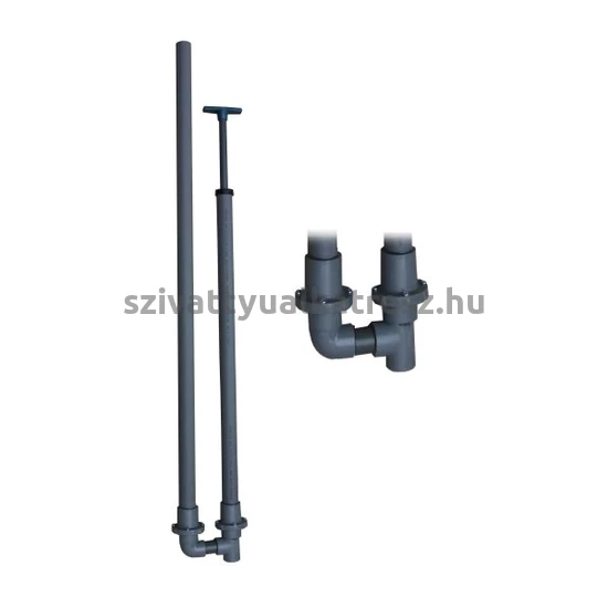 PVC szegedi kútfej, békaszelepes