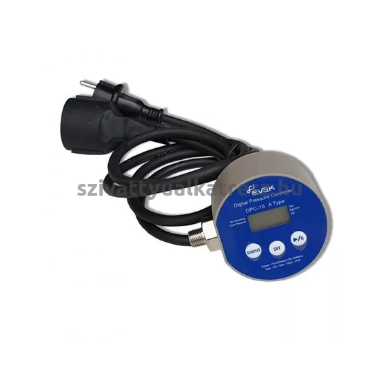 Nyomáskapcsoló EVAK DPC-10A, 230V-os kábellel